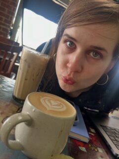 My love. There are so many layers to you and I love every single one of them. Every moment I get to spend with you is special to me, from New York to Gelson’s. A year since our first Valentine’s Day together and I’ve grown so much since then just from being around you because you inspire me everyday. You’re brilliant, kind, strong, brave, talented, original, and beautiful. I feel at home with you no matter where we are. I may light fake worlds for a living, but you light my real world, and that’s what I live for. I love you @duffythevampireslayer96 Happy Valentine’s Day!! 💕